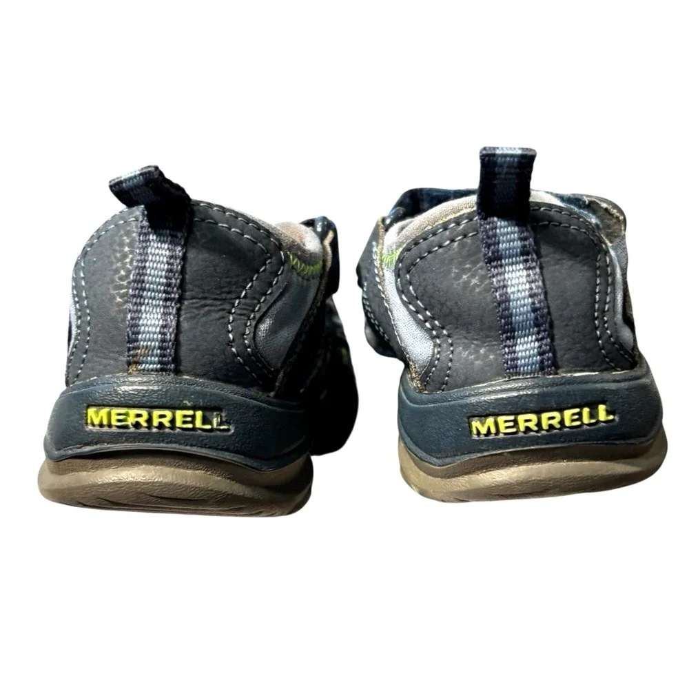 Merrell Hydro Hiker Kids Blue Size 11 Waterproof Shoe Sandals Outdoor Blue Green